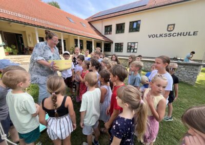 Eis in der Pause