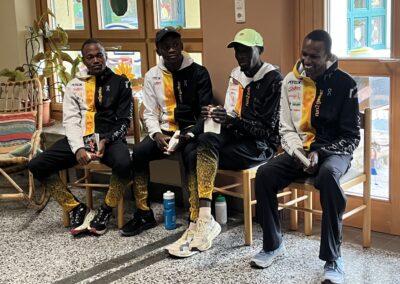 Laufweltmeister zu Besuch